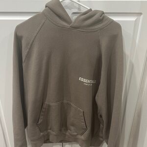 Essentials Men's Brown Hoodie